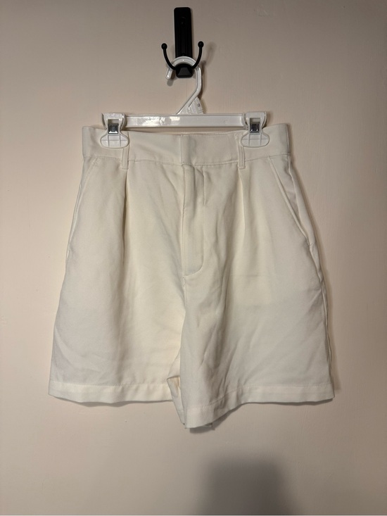 Abercrombie & Fitch Pants - Abercrombie High Rise Sloane Tailored Shorts White Size XS 4.5"